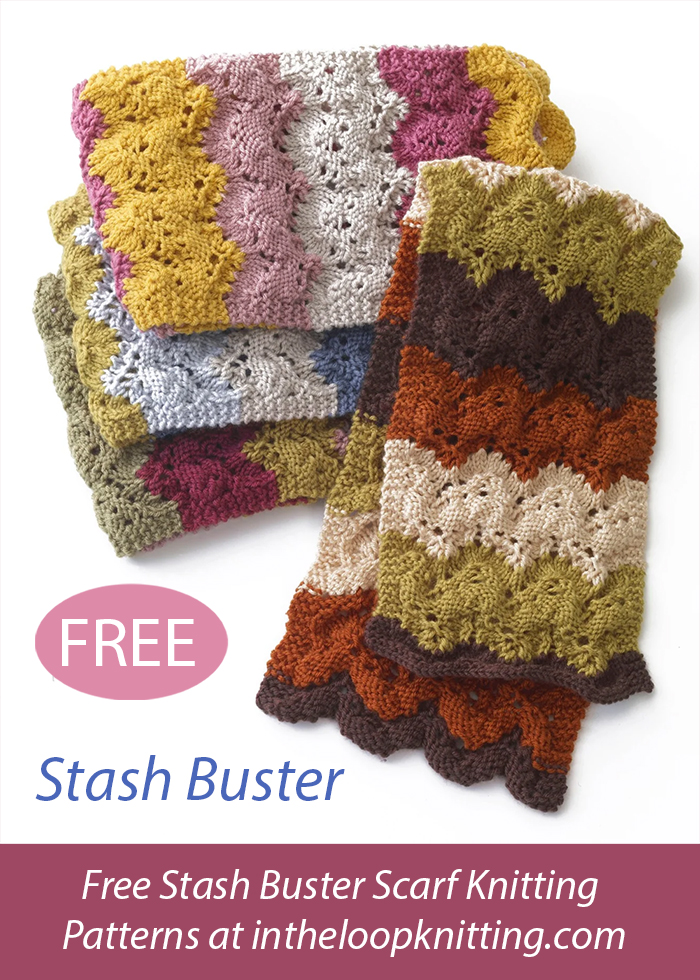Free Stash Buster Diva Scarf Knitting Pattern