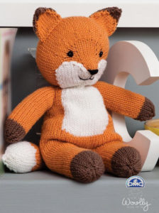 Knitting Pattern for DMC Woolly Fox Soft Toy