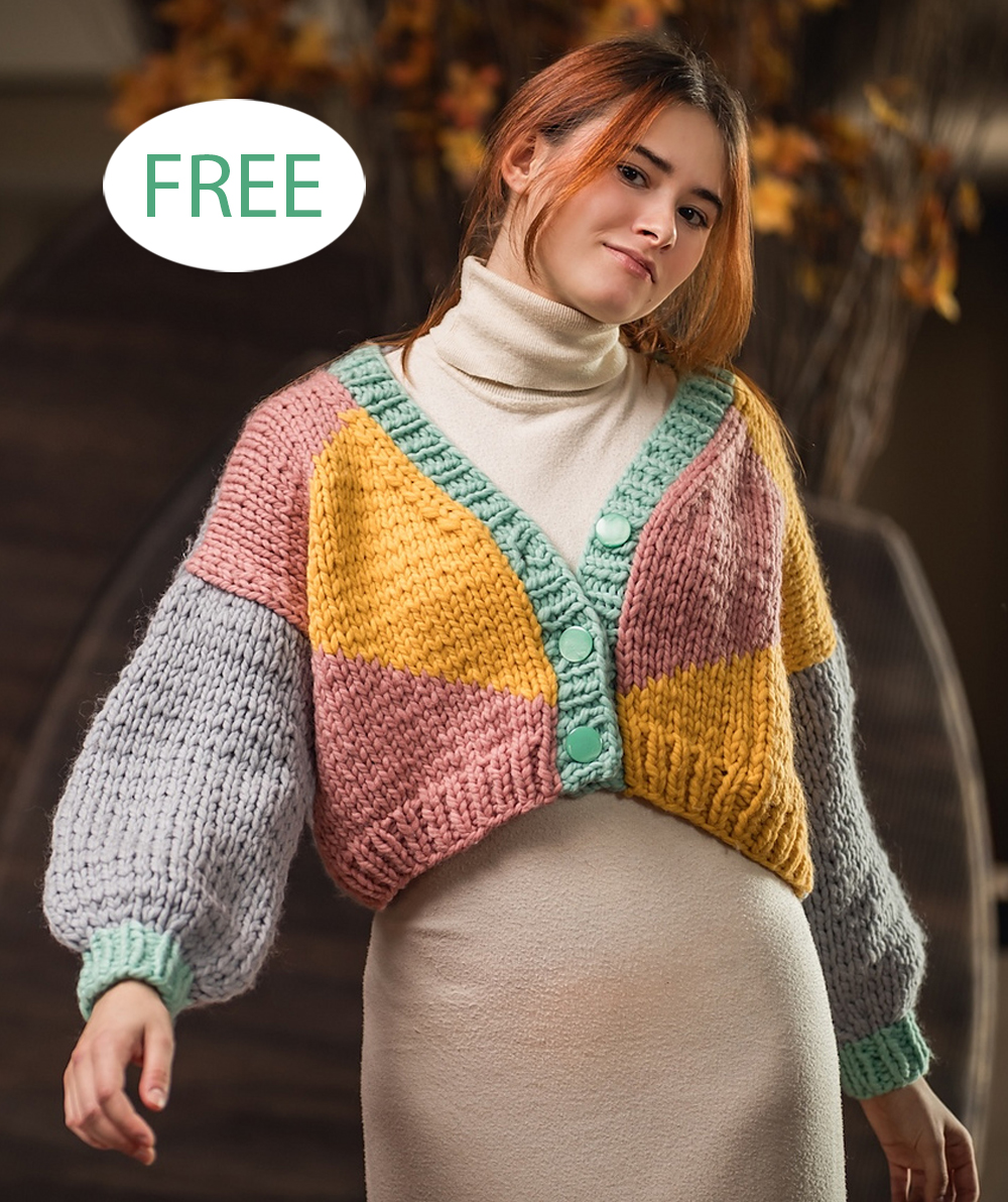 Free Doce Cardigan  Knitting Pattern
