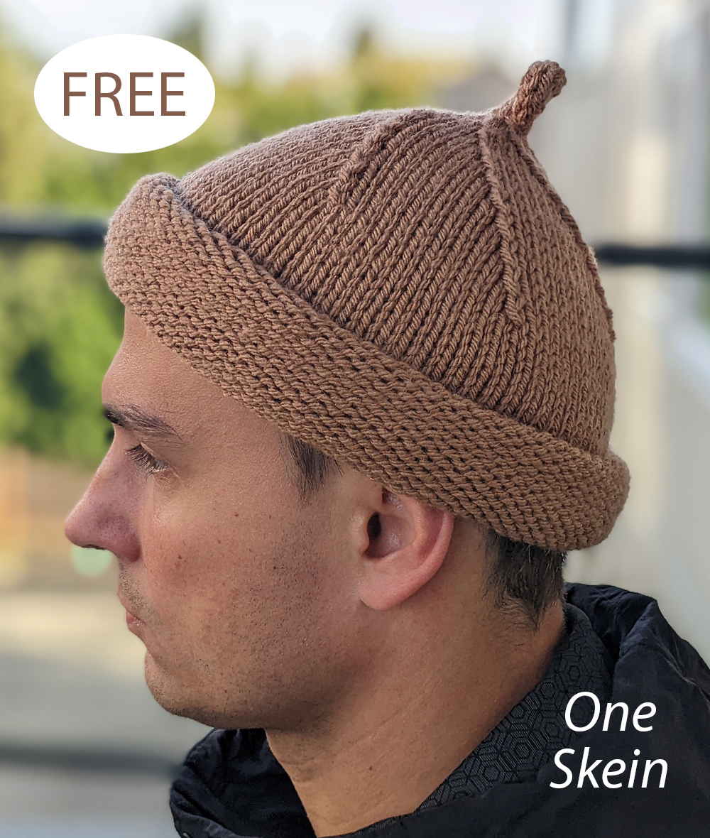 Docker Hat Knitting Pattern One Skein