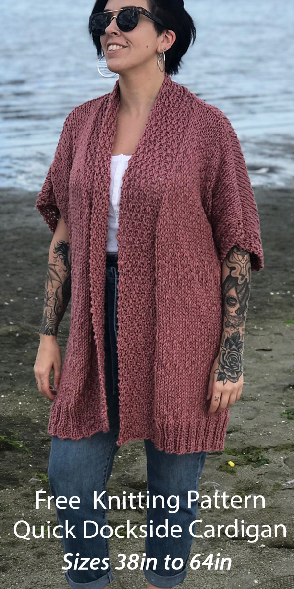 Free Cardigan Knitting Pattern Dockside Sweater