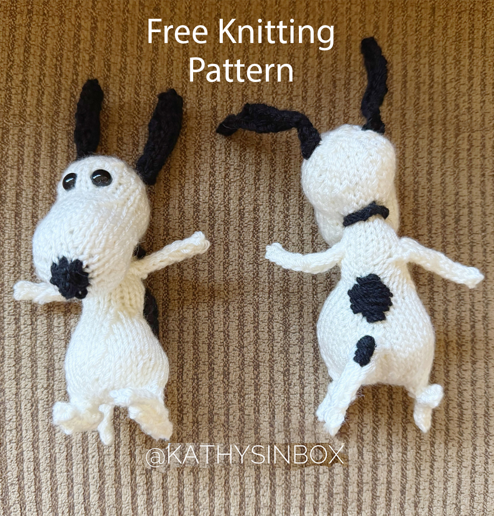 Free Knitting Pattern for Dog Peanut Shape Snoop