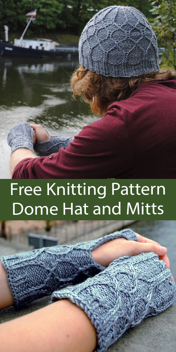 Free Dome Hat and Mitts Knitting Pattern 