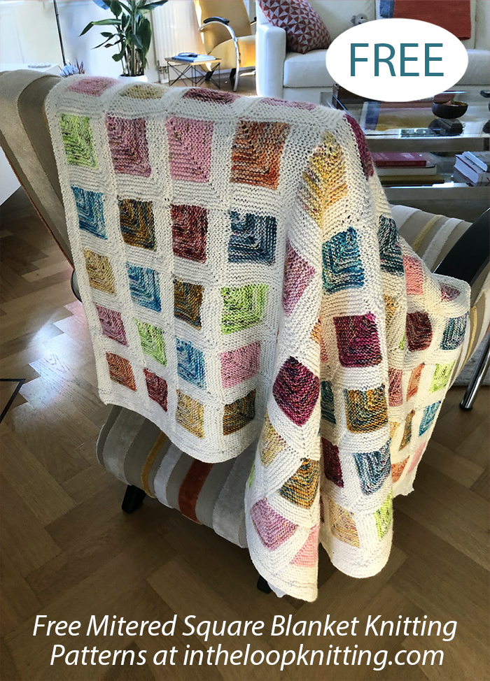 Free Domino Baby Blanket Knitting Pattern