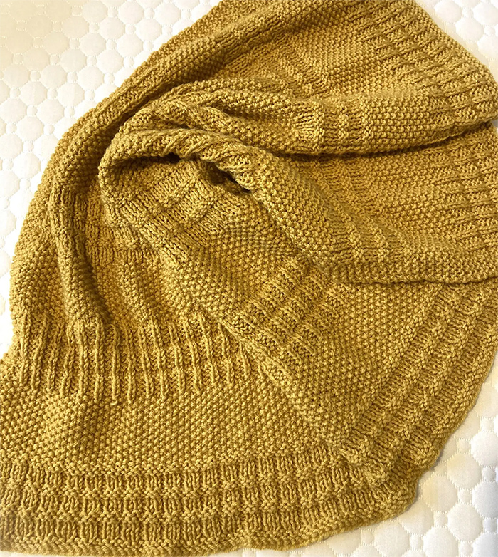 Dorete Baby Blanket Knitting Pattern