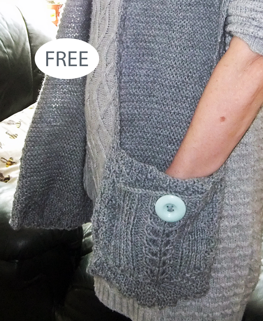 Free Double Pocket Scarf Knitting Pattern