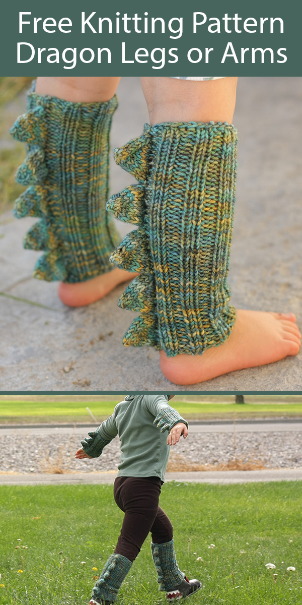 Free Knitting Pattern for Dragon Legs (and Arms!)