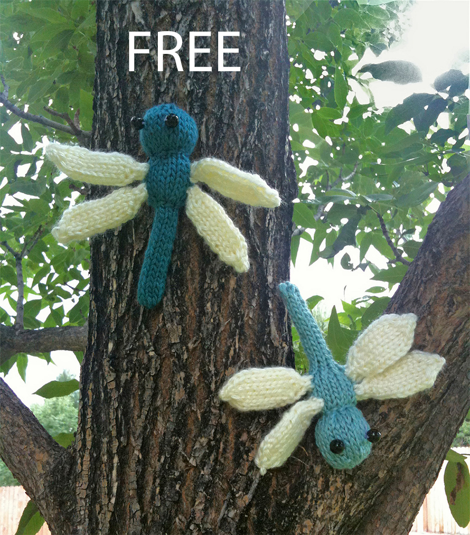 Free Knitting Pattern Dragonflies