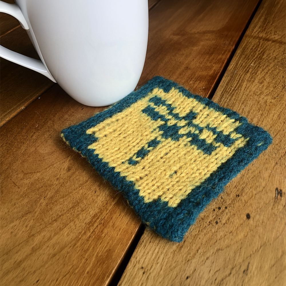 Free Knitting Pattern Dragonfly Double Knit Coaster