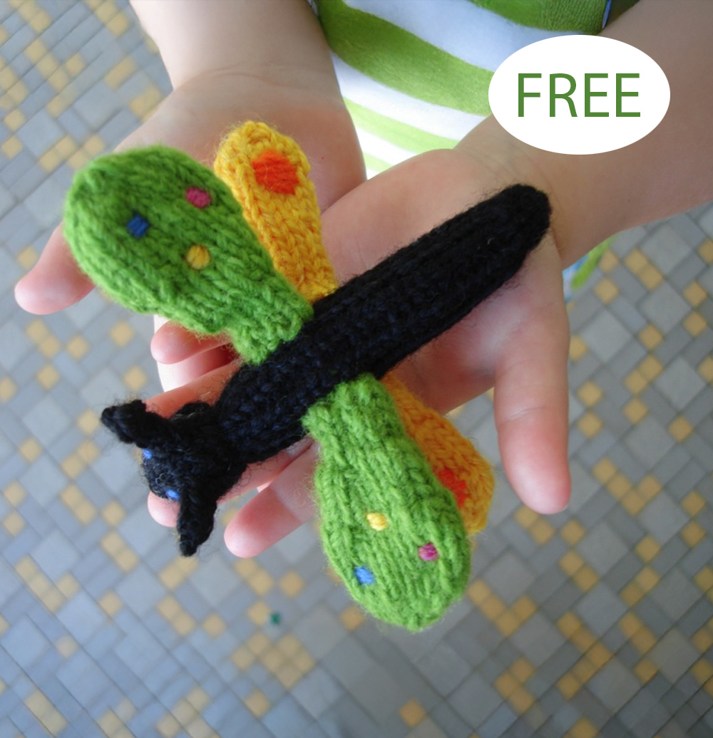 Free Knitting Pattern Dragonfly Plushie