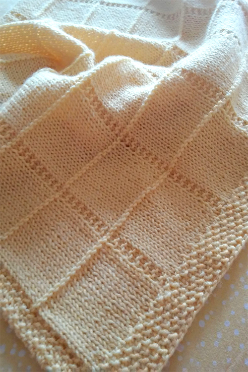 Knitting pattern for Dream Baby Blanket