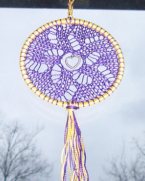 Free knitting pattern for Dream catcher and more stash buster knitting patterns