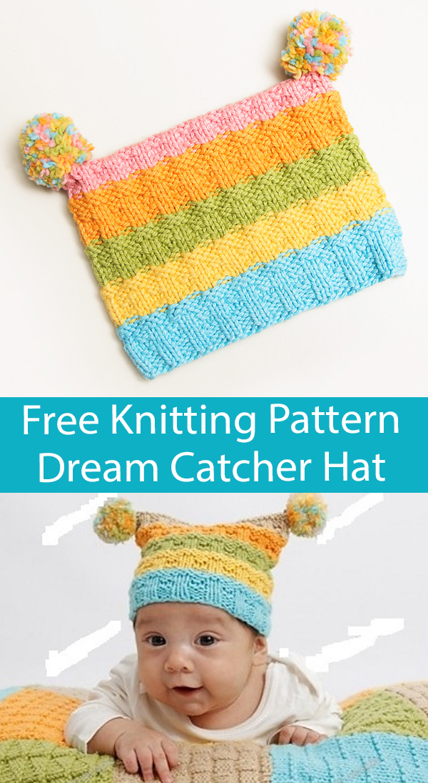 Free Knitting Pattern Dream Catcher Baby Hat