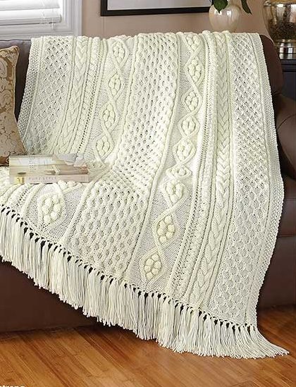 Knitting Pattern for Dreams of Ireland Afghan