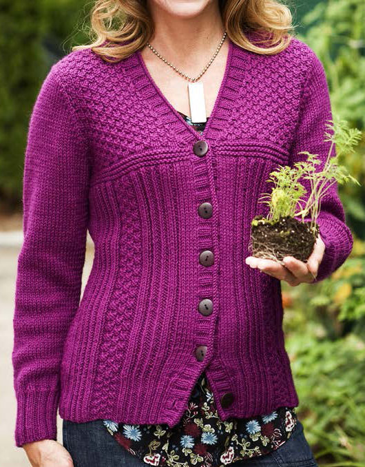 Gansey shop cardigan pattern