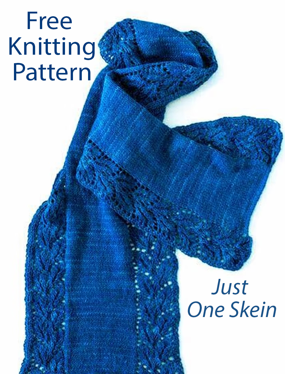 Free Drop-leaf Scarf Knitting Pattern