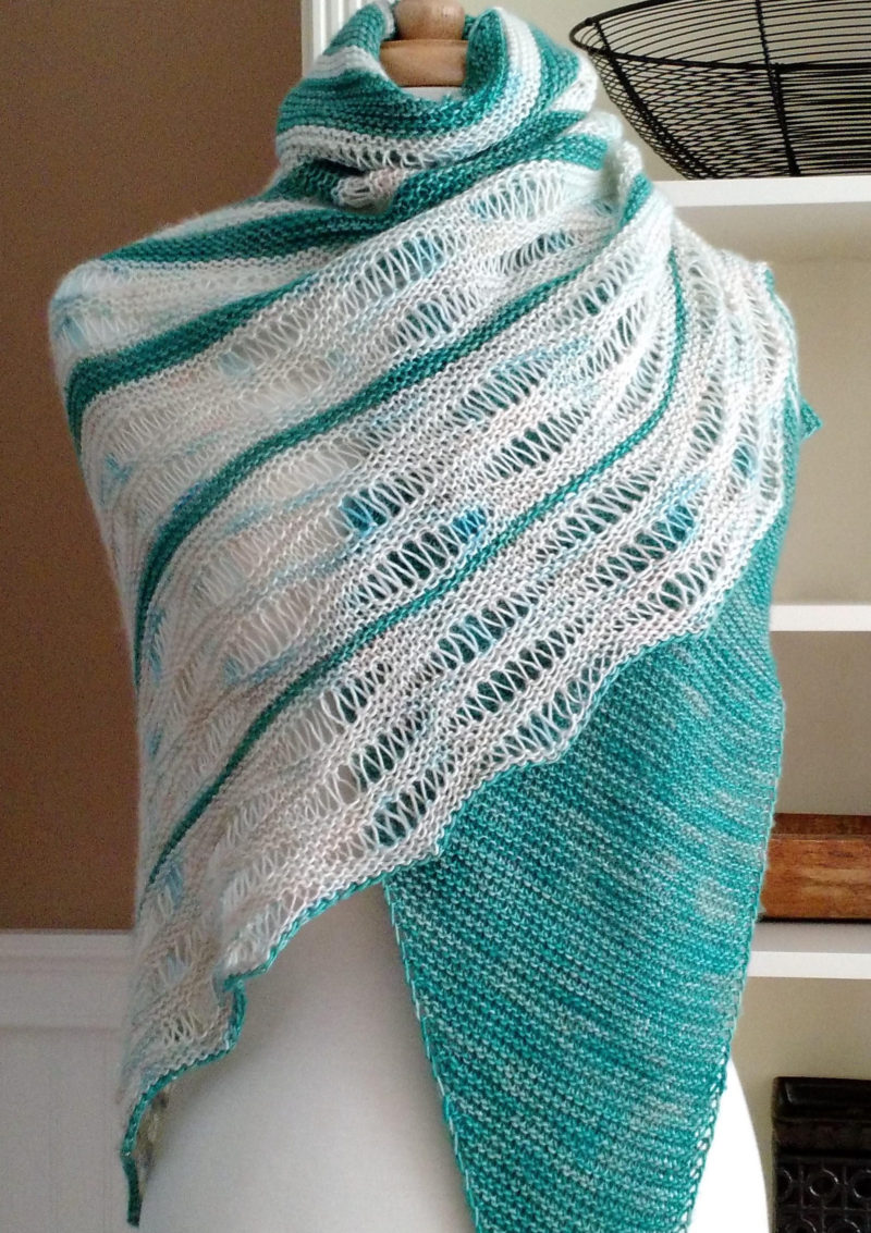 Knitting Pattern for Making Clouds Shawl