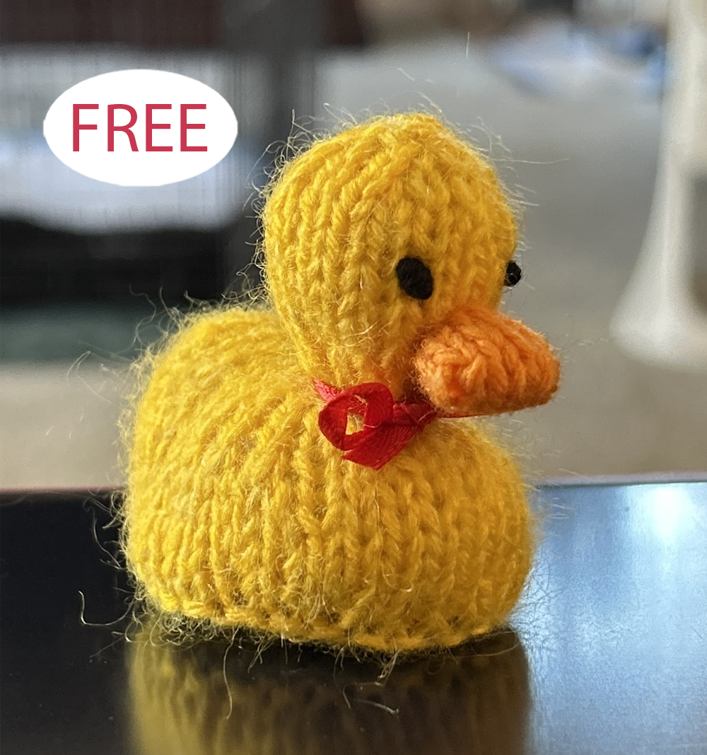 Free Duck Ahoy Duckie Knitting Pattern