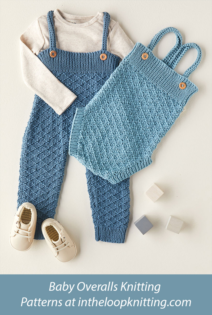 Baby Dungarees and Romper Knitting Pattern