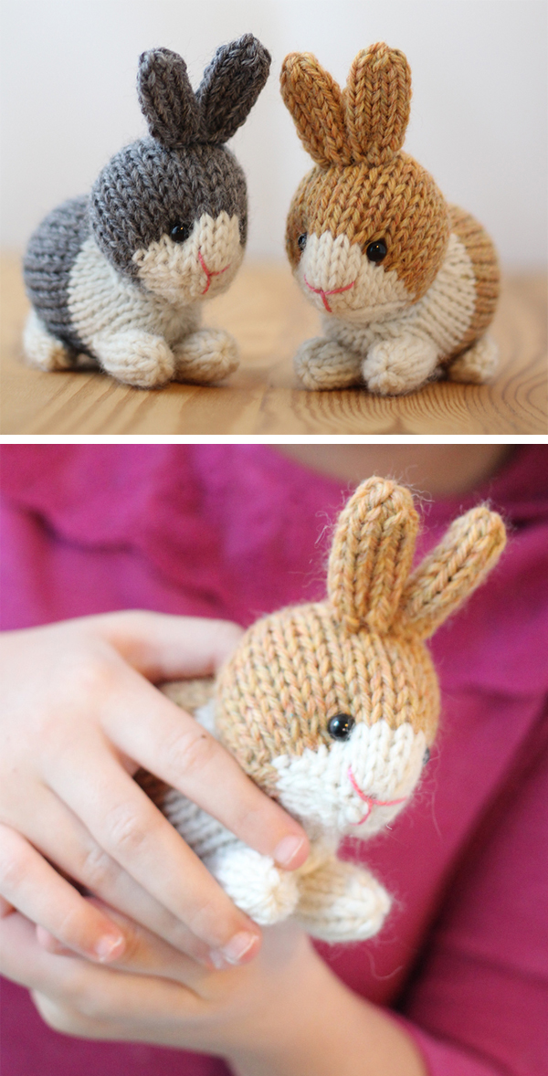 Bunny Rabbit Knitting Patterns In The Loop Knitting