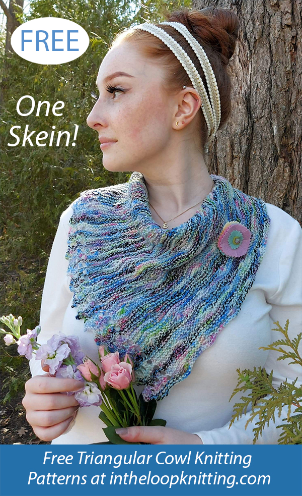 Free Early Blossom Cowl Knitting Pattern