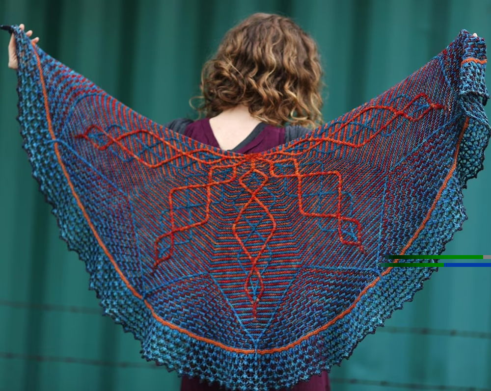 Earthstar Shawl Knitting Pattern