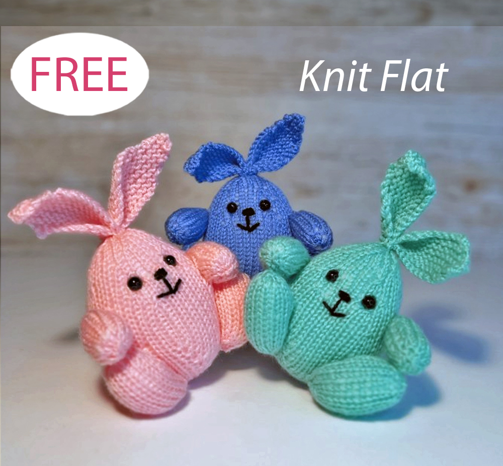 Free Easter Bunnies Knitting Pattern