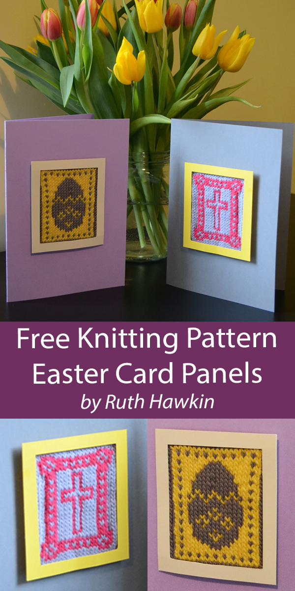 Easter Cards Free Knitting Pattern