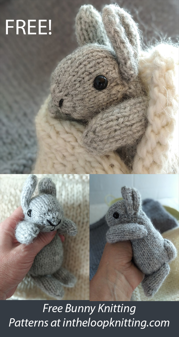 Free Easter Rabbit Toy Knitting Pattern