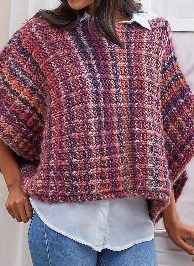 Modern Poncho Knitting Patterns- In the Loop Knitting