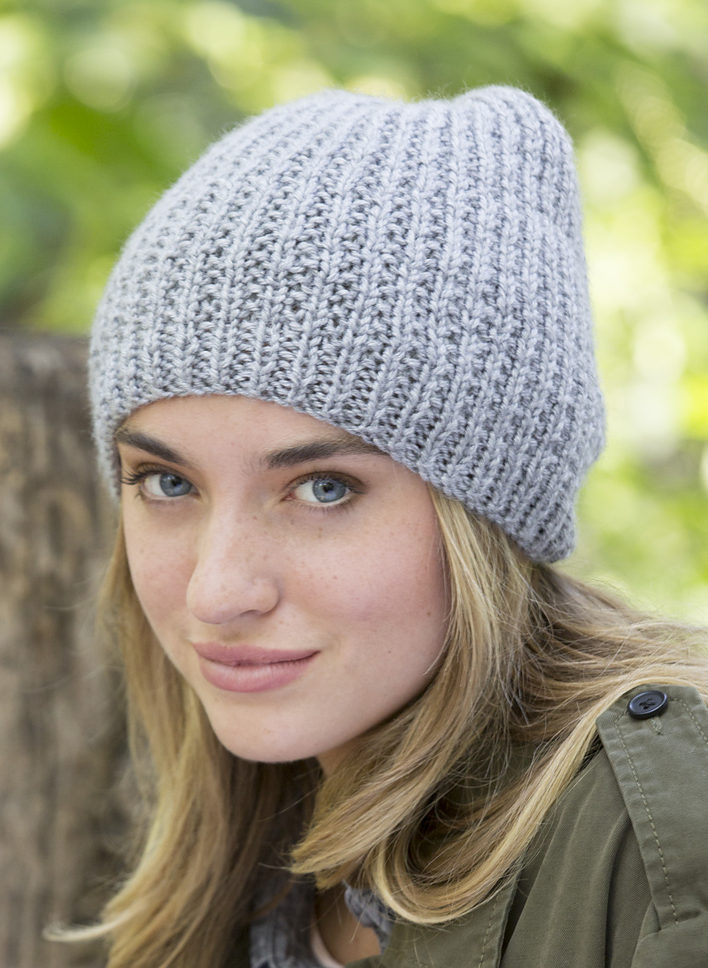 Free Knitting Pattern for Easy Fit Beanie