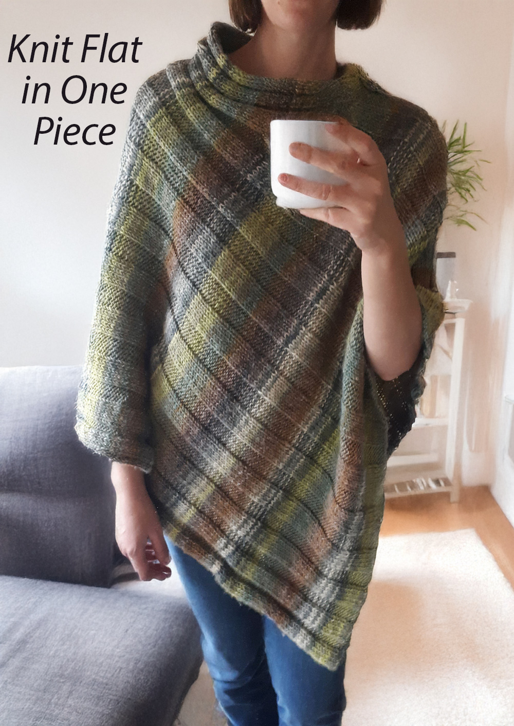 Easy Peasy Poncho Knitting Pattern