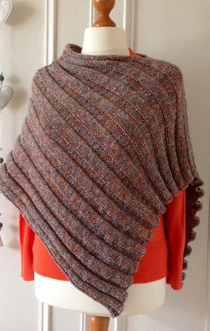Rectangle Poncho Knitting Pattern Mike Natur