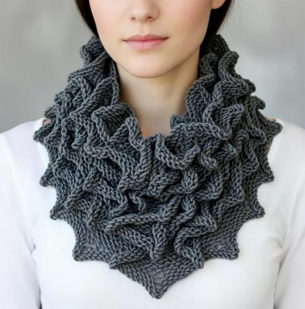 Knitting Pattern Easy Squirrel Cowl