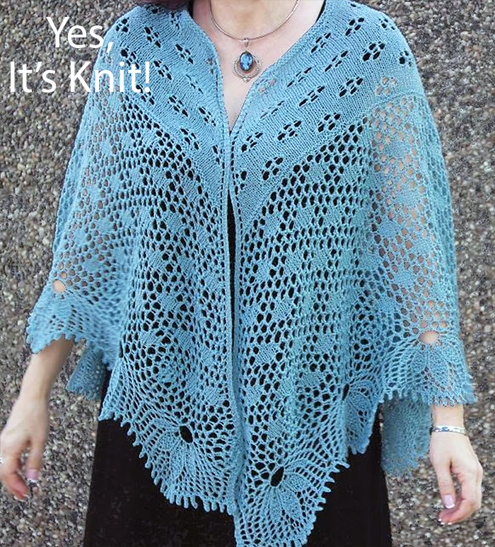 Echinacea Shawl Knitting Pattern