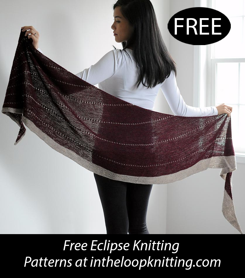 Free Eclipse Shawl Knitting Pattern