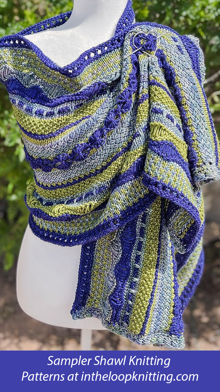 Ede Wrap Shawl Knitting Pattern