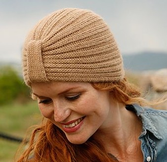 Edith Piaf Turban Hat Free Knitting Pattern