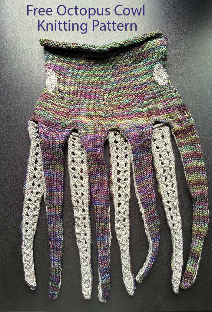 Free Knitting Pattern Eight Leg Octopus Cowl