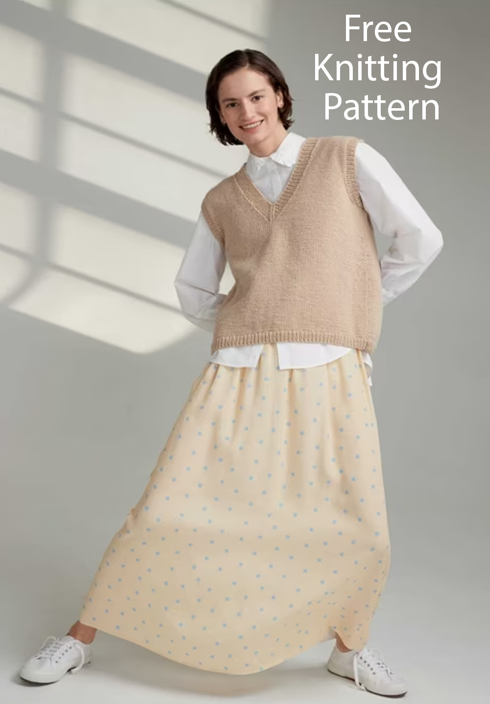 Free Womens Sweater Knitting Pattern Elegia Vest