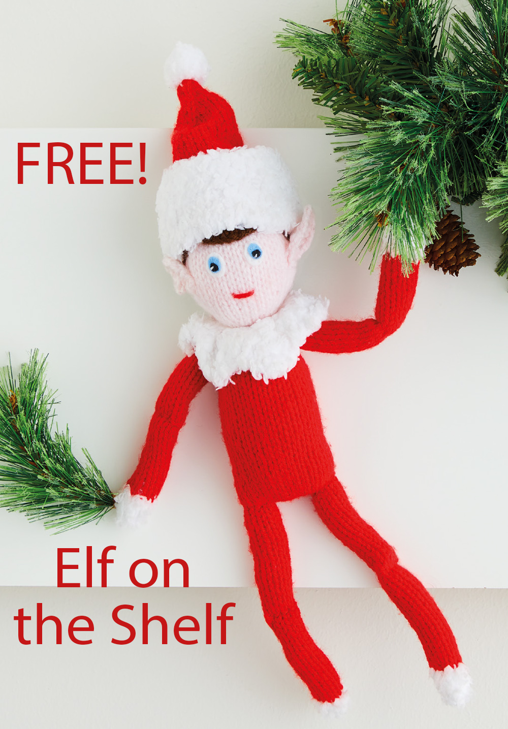 Free Elf on the Shelf Knitting Pattern Sirdar 2580