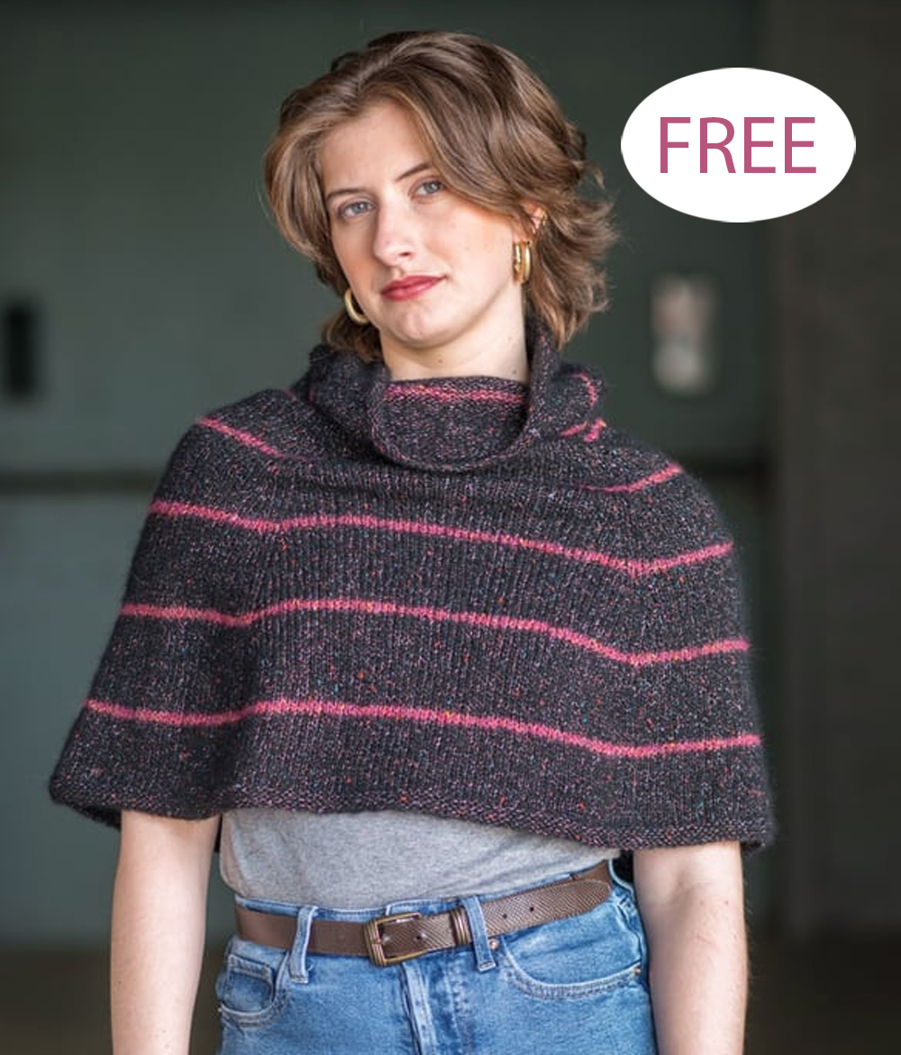 Free Elin Capelet Knitting Pattern