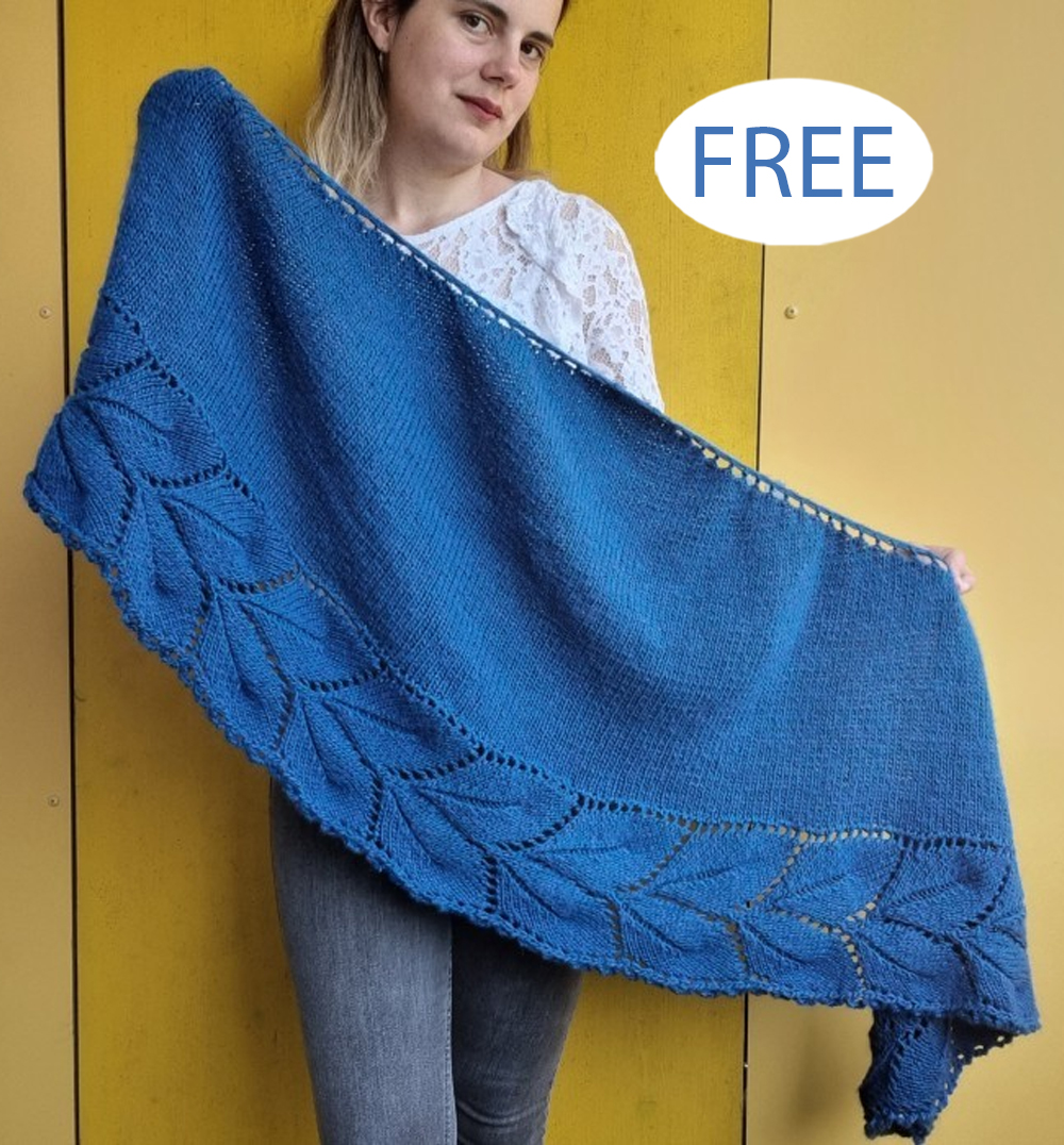 Free Elsa  Shawl Knitting Pattern 