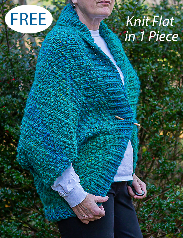 Free Embarker Cocoon Cardigan Knitting Pattern