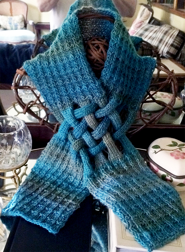 Free Knitting Pattern for Emily's Woven Scarf