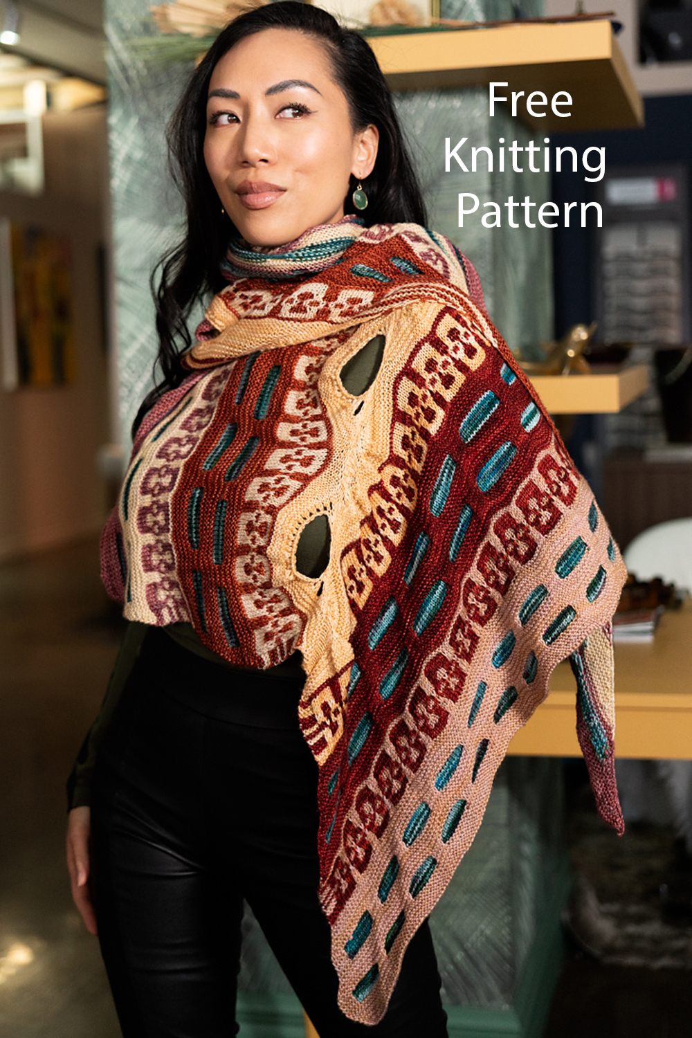 Free Knitting Pattern Empire  Shawl