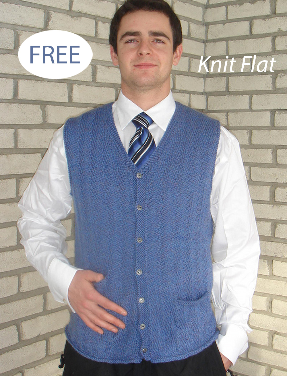 Free Vest Knitting Pattern Enterprise Men's Vest