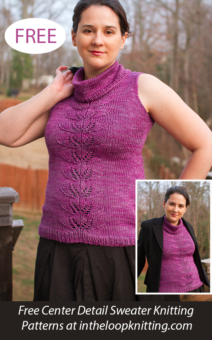 Free Women's Erin Sweater Knitting Pattern