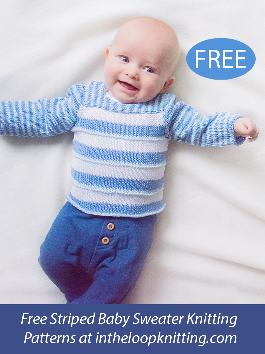 Free Essentials Baby Sweater Knitting Pattern