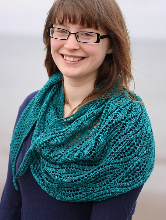 Free Knitting Pattern for Estuary Shawl 3594